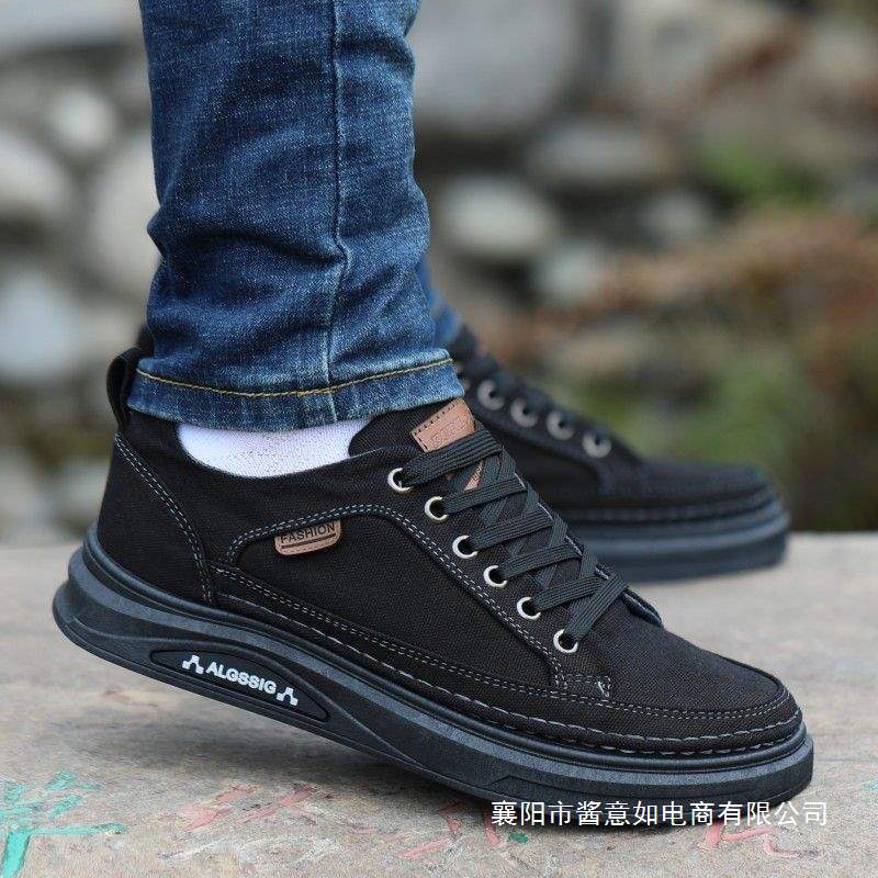 Canvas Shoes for Men 2025 New Autum Men's Shoes Breathable and Deodorant Casual Shoes for Men Wear-Resistant Soft Sole Anti-Skid Shoes