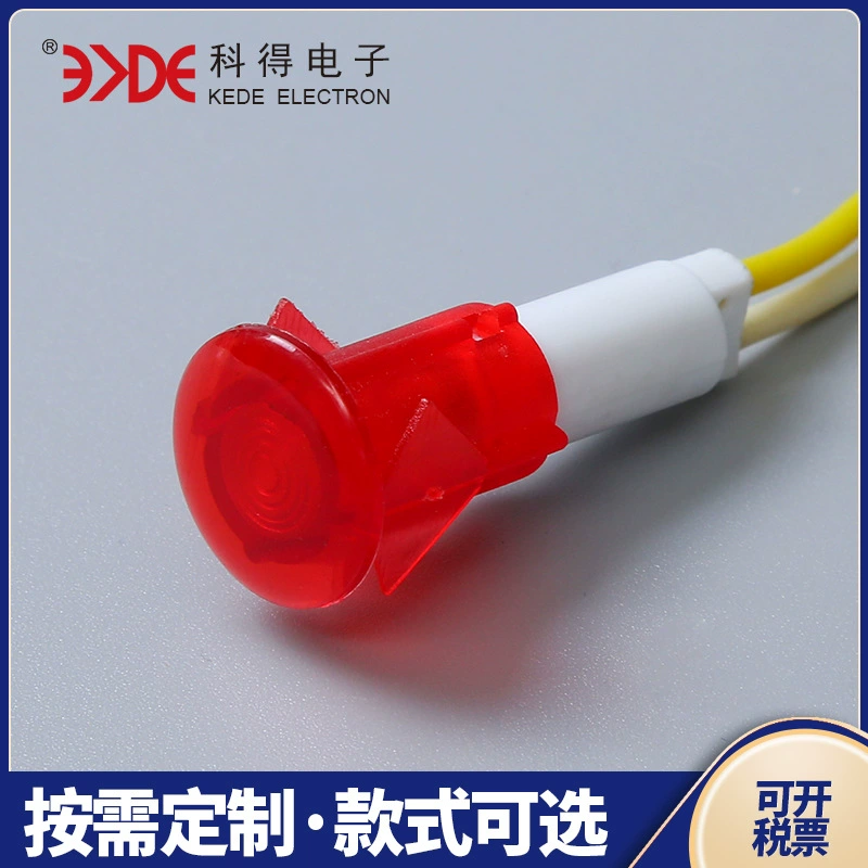 Заводская поставка K27 индикатор красный пластиковый корпус с линейным индикатором Светодиодный неоновый электрический индикатор