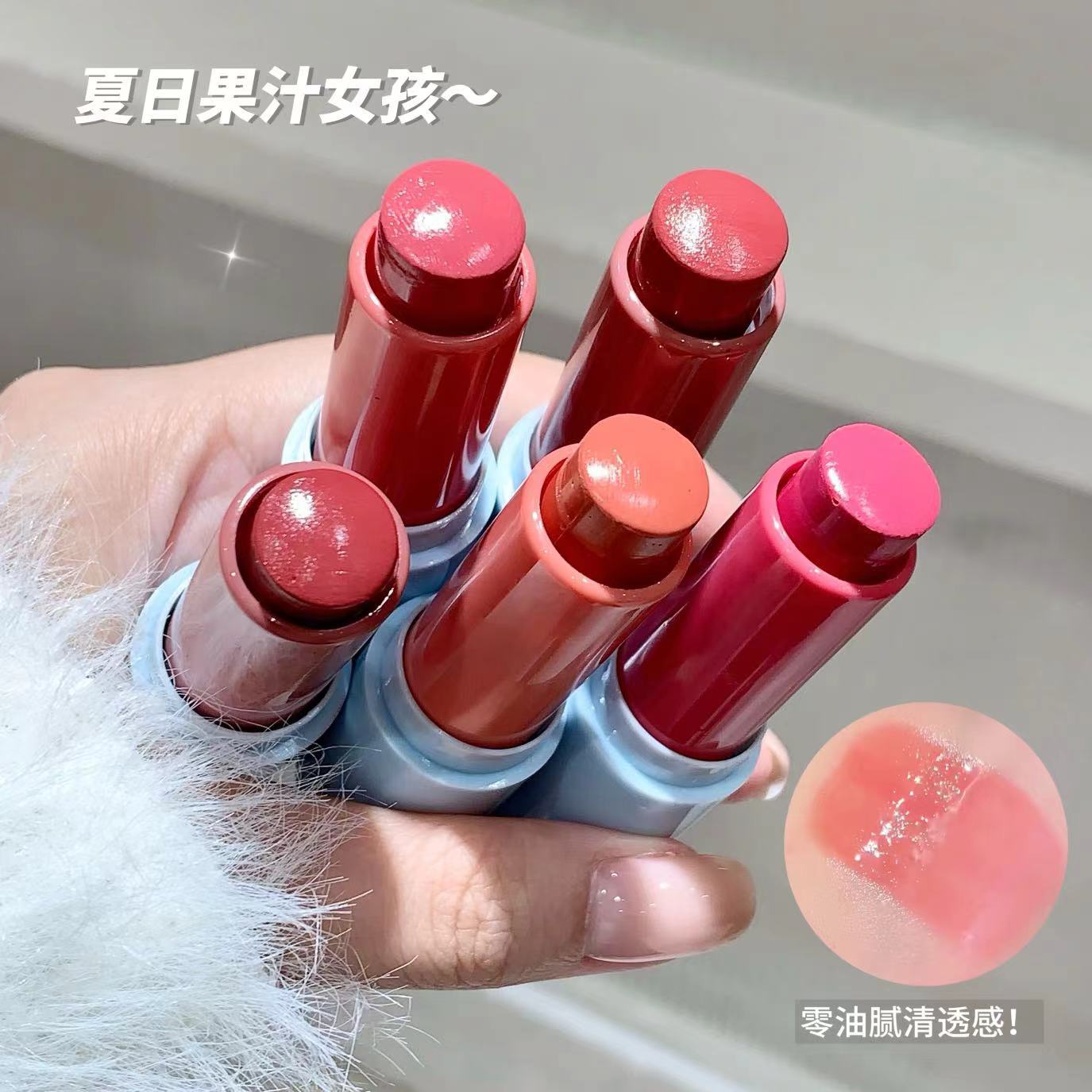 Gegebear limpio agua luz multipropósito varilla de invierno humedecer agua luz luz barata coreana lápiz labial blush al por mayor image 3