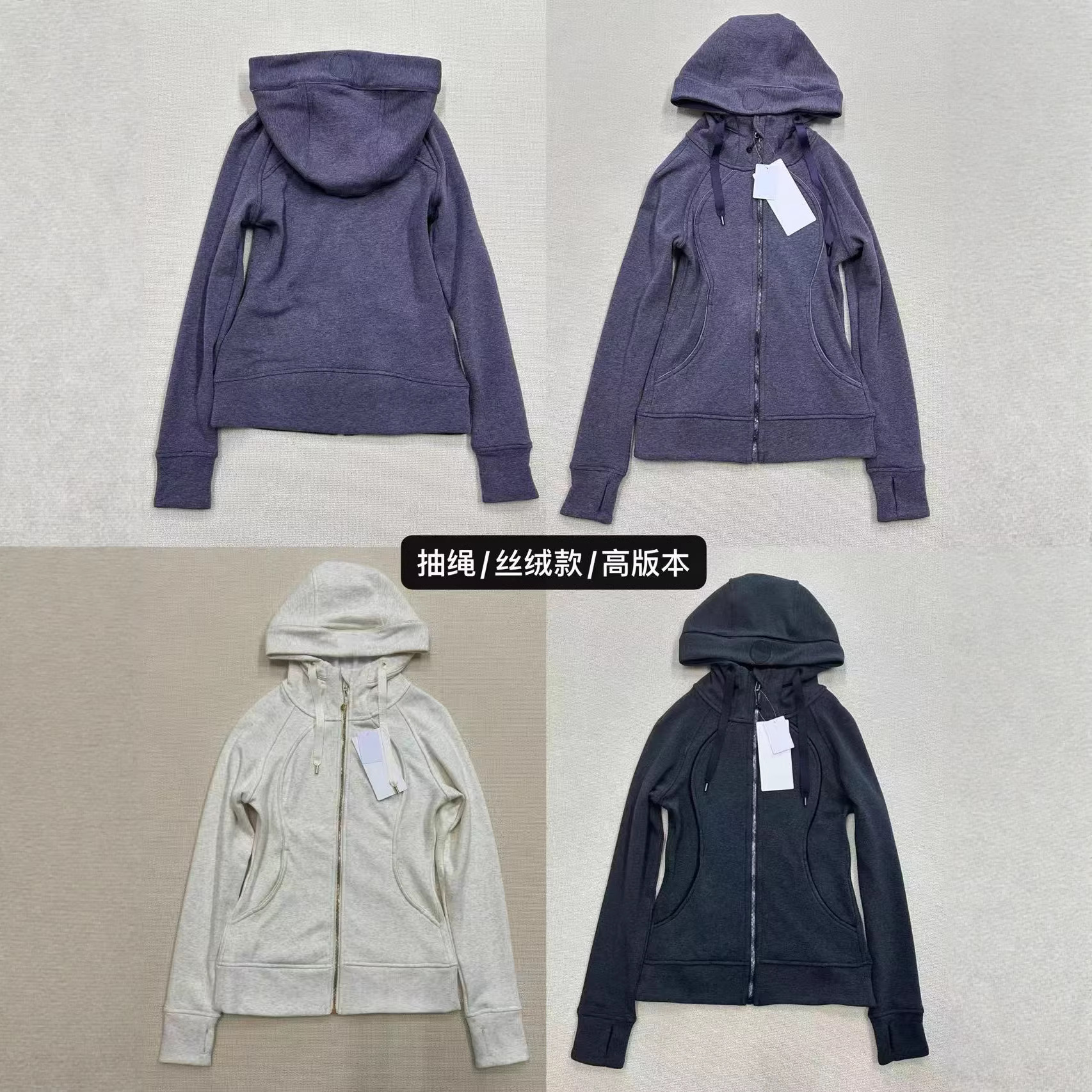 High-End Version Hooded Slim-Fit Sports Sweatshirt Jacket with Long Sleeves for Women, Featuring Zipper Pockets, Japanese and Korean Casual Style