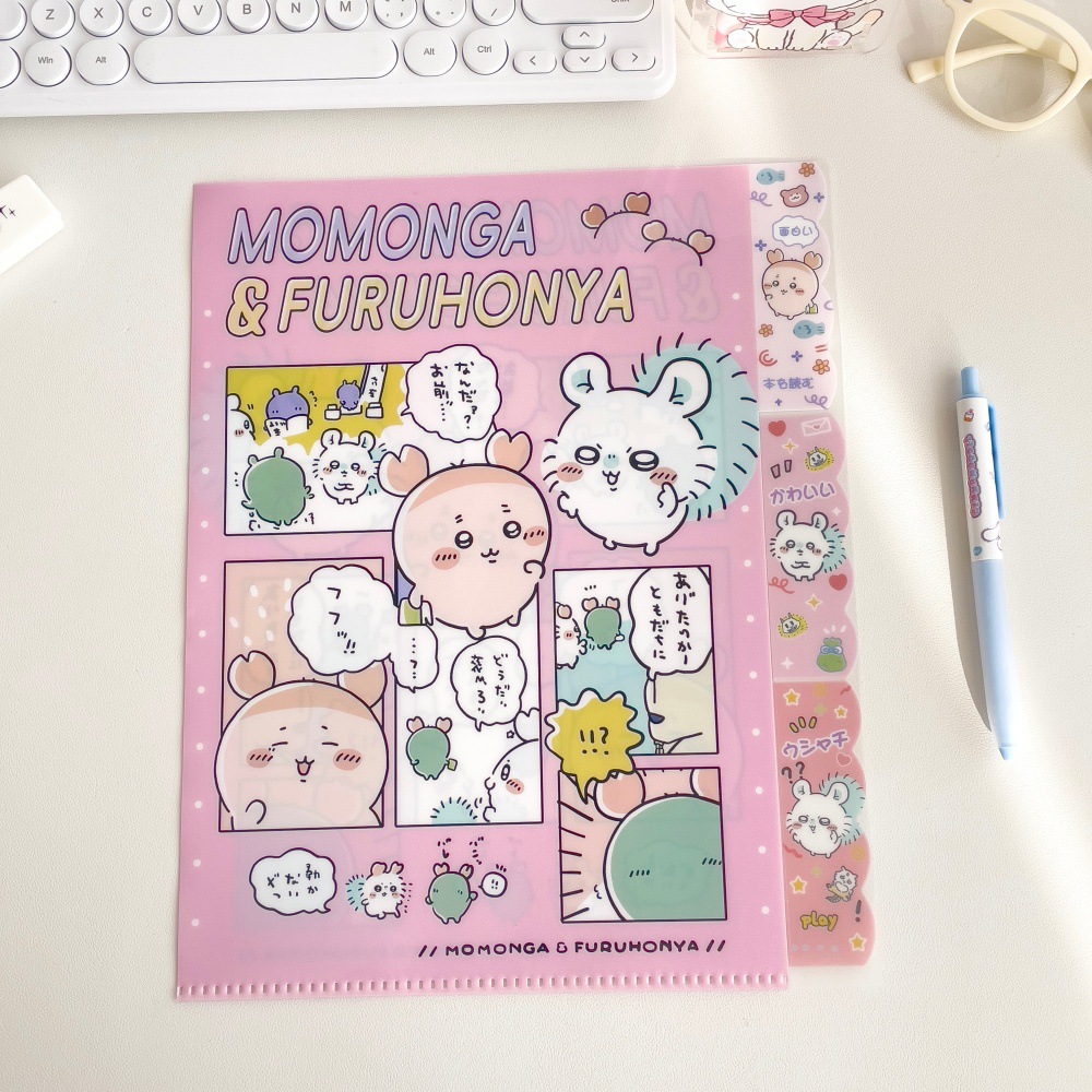 学生の中学生専用の答案用紙の収納袋の多層のファイルの答案用紙の整理の告知の回条の改ページの収納帳