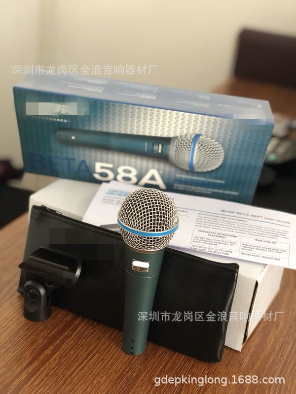 跨境供应  专业话筒  Beta58A 主播 录音 会议K歌麦克风 话筒