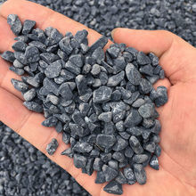 50斤深灰色黑色砾石水洗石枯山水庭院花园造景青石碎石子铺地米石