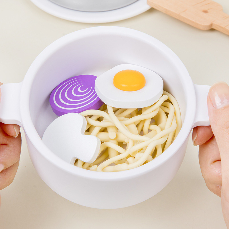 国境を越えた子供の木製シミュレーションキッチン類パスタ家の赤ちゃんの親子交流早教知育玩具|undefined
