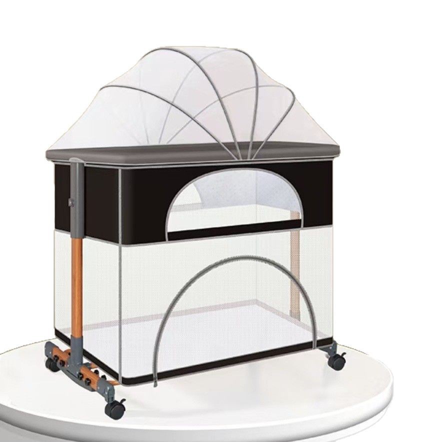 Cuna empalmada cama grande bebé bebé recién nacido plegable multifuncional con mesa de pañales bb cuna bebé