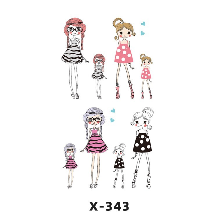 Arco de flor pequeña pegatinas de tatuaje fresco 3D dibujos animados transfronterizo Henna rosa impermeable texto en inglés pegatinas de tatuaje