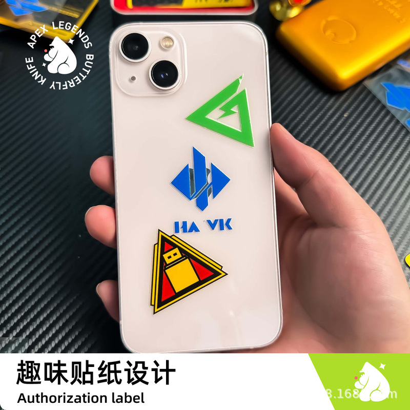 三角洲行动现货趣味UV透明贴纸哈夫克贴纸天才少年贴纸游戏周边|undefined