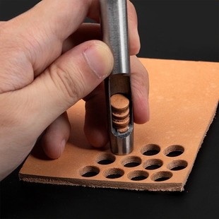 Belt punch fine mouth alloy steel straight mouth section punch leather belt strap punch round hole punch manufacturers direct supply