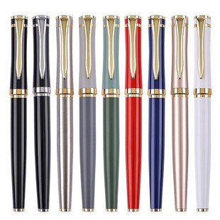Spot Metal Signature Pen Business Office Ball Pen High-End Heavy-Touch Gel Pen Printed Logo Signature Pen