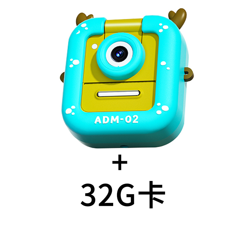 Nuevas cámaras de impresión transfronterizas para niños mini cámara de nivel de entrada pequeña cámara digital inteligente doble delantera y trasera