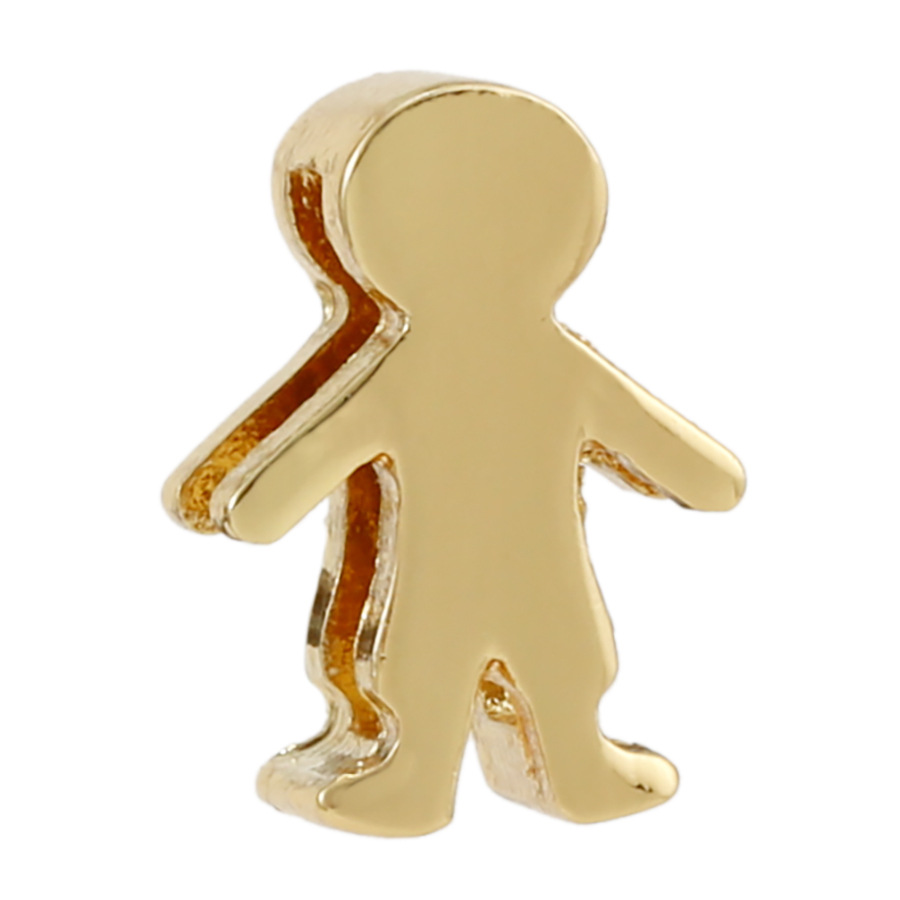 2*10mm長方形の穴の金色のアルファベットのビーズのネットの身の回りの腕時計のブレスレットのdiyの名前のばらの部品