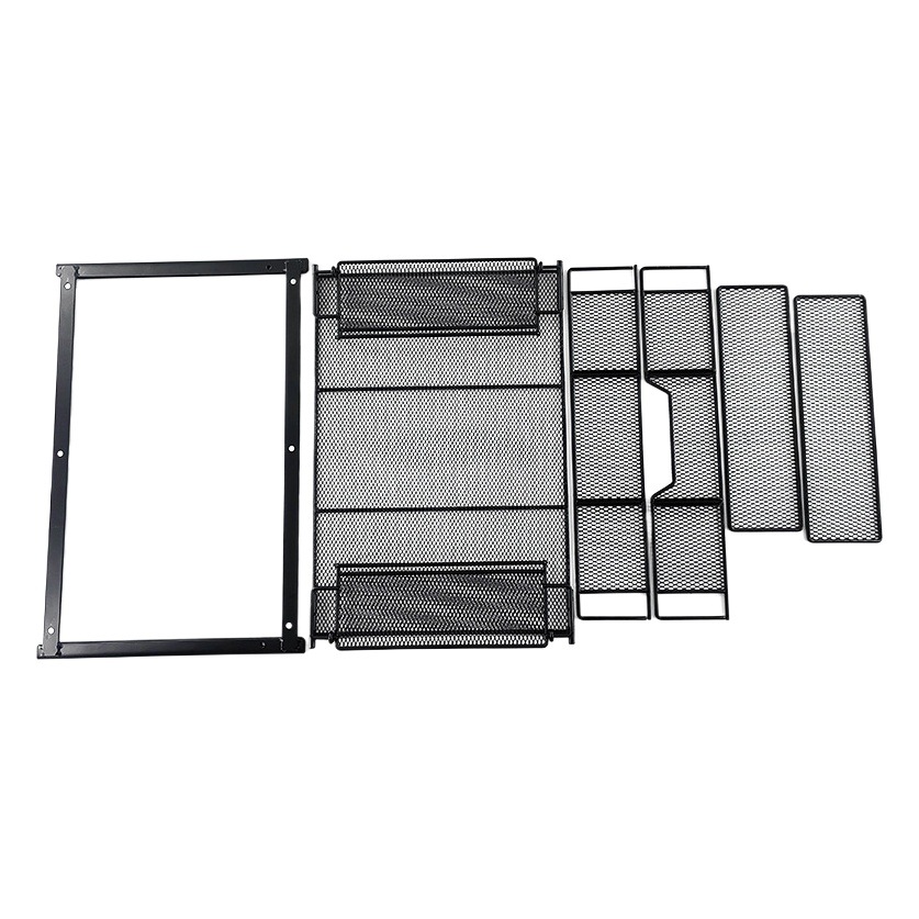 Alambre de hierro artesanal casa negro papelería cesta de almacenamiento mesa de montaje cajón cesta de almacenamiento fabricante en stock