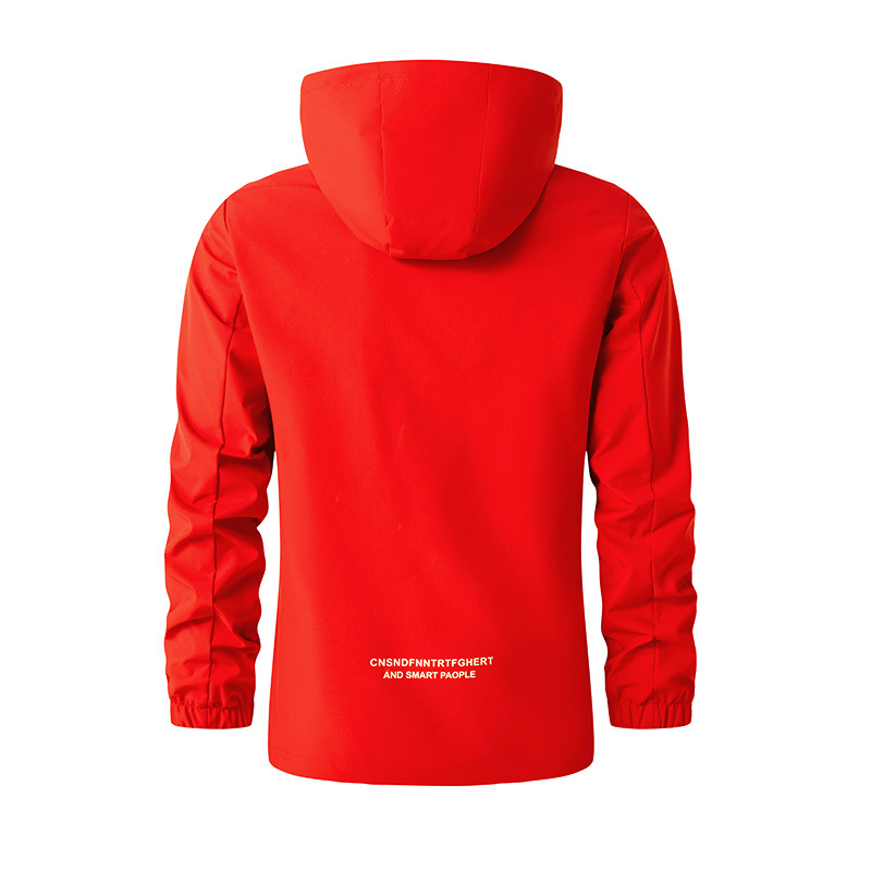Otoño y invierno abrigo abrigo abrigo de asalto con capuzas de manga larga ropa de trabajo delgada casual suelta chaqueta de color sólido ropa de hombre