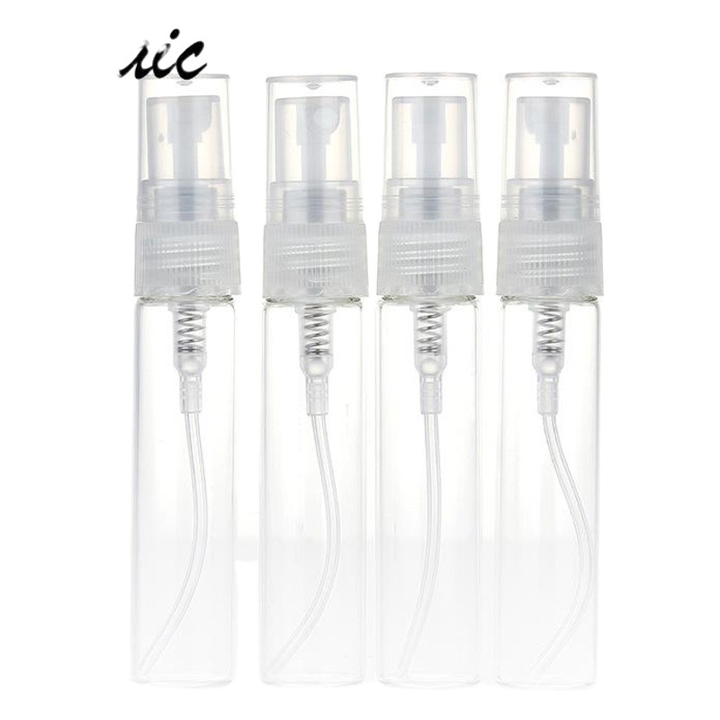 Botella de perfume de tubo de ensayo de vidrio B303-5ml/pequeña sub-botella de perfume/perfume pequeña botella de muestra/botella de spray de tubo de ensayo