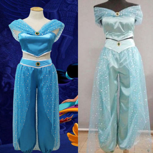 Wholesale Adult Cosplay Costume of Princess Jasmine from Aladdin's Magic Lamp