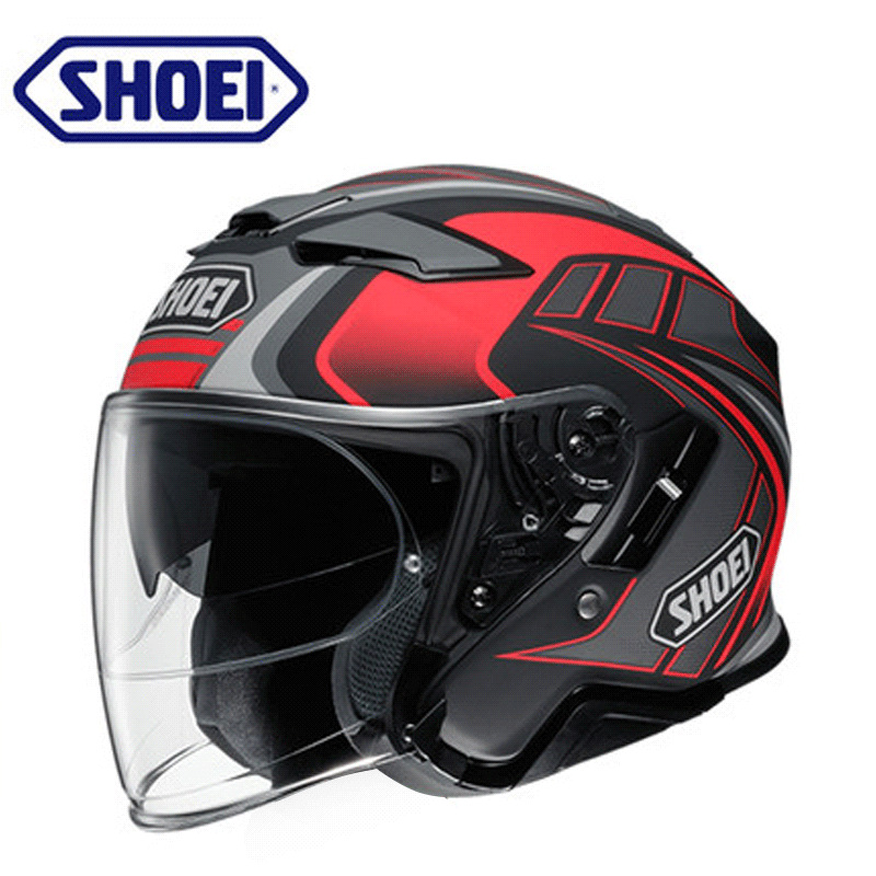 Casco de Motocicleta SHOEI J-CRUISE 2 Importado de Japón, Medio Casco, Tres Cuartos, Doble Visera, Liquidación