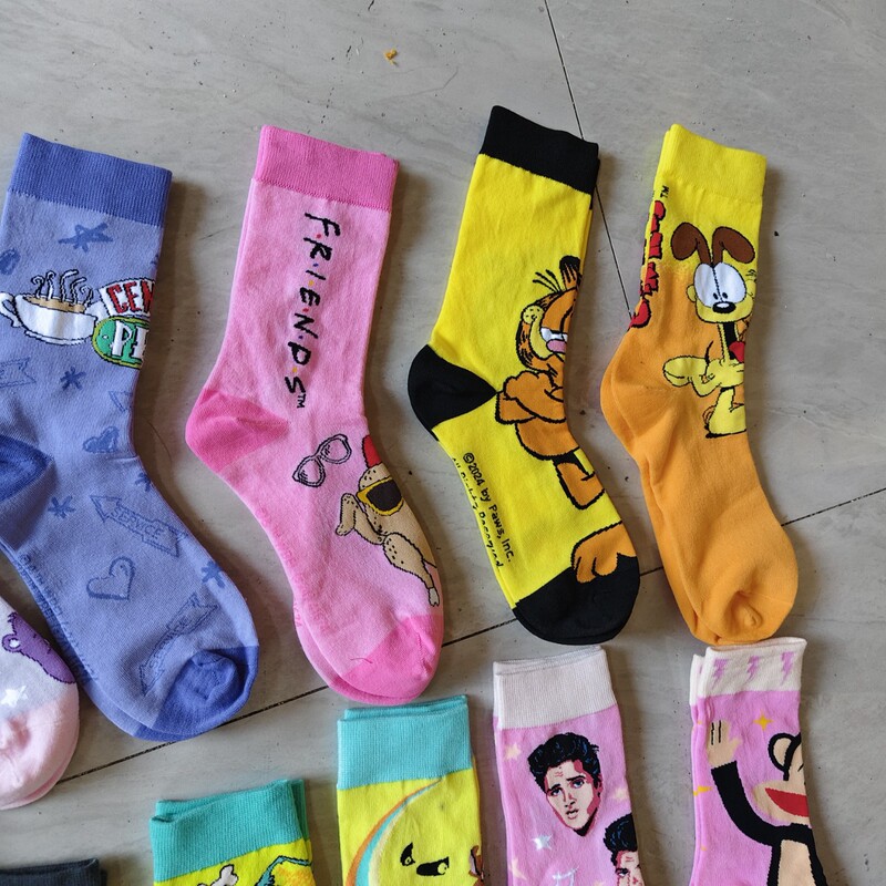 In-stock Amazon Happy Anime Cartoon Women's Mid-Calf Socks 2025 New Trendy Brand Cotton Socks Manufacturer In-stock Amazon Happy Anime Cartoon Women's Mid-Calf Socks 2025 New Trendy Brand Cotton Socks Manufacturer