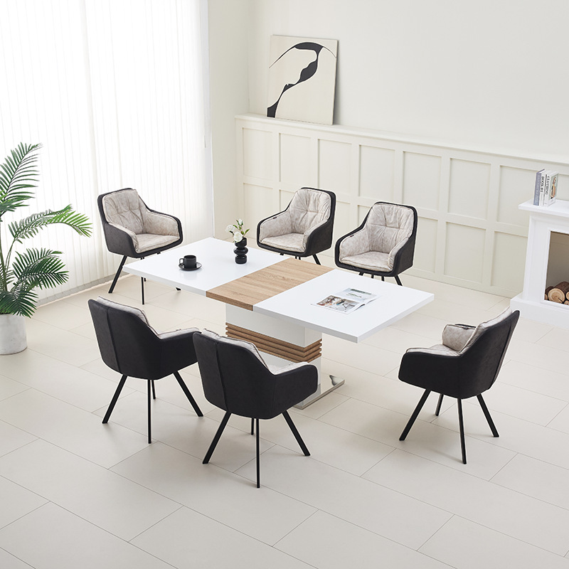 Mesa de comedor de Wal-Mart plegable de lujo ligero de alta calidad MDF mesa de comedor plegable