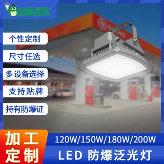 跨境定制led防爆灯泛光灯仓库灯厂房灯工矿灯足瓦高亮LED隧道射灯