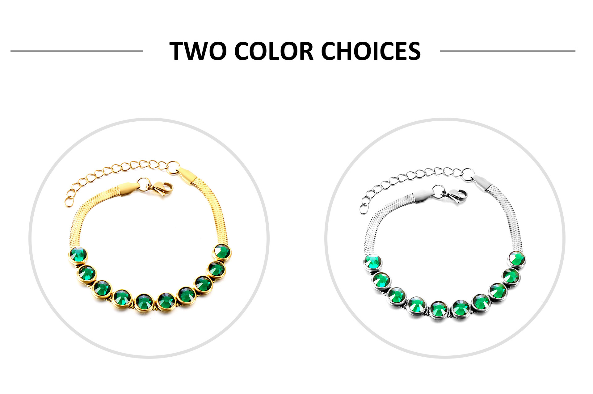 Fashion Eye Stainless Steel Plating Bracelets 1 Piece