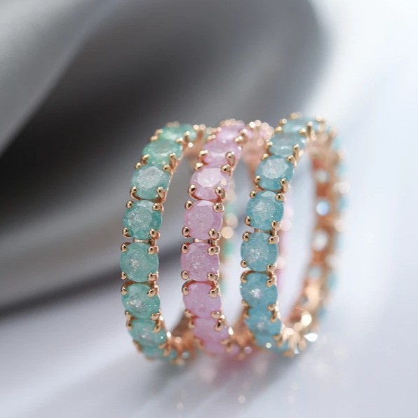 European and American New Style Turquoise Ring for Women, Retro Fashion Trendy Ring, Accessible Luxury Niche Design Fashion Jewelry