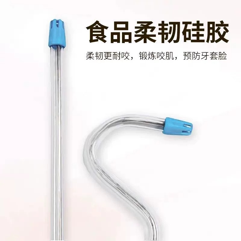 歯列矯正用特別な目に見えない咀嚼スティック、咀嚼歯矯正用歯磨き粉、耐摩耗性、耐噛み性、透明なシリコン咀嚼スティック|undefined