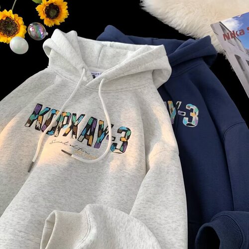 Regular American-style hooded sweatshirt for men, new for autumn and winter, youth fashion brand, student couple, versatile top