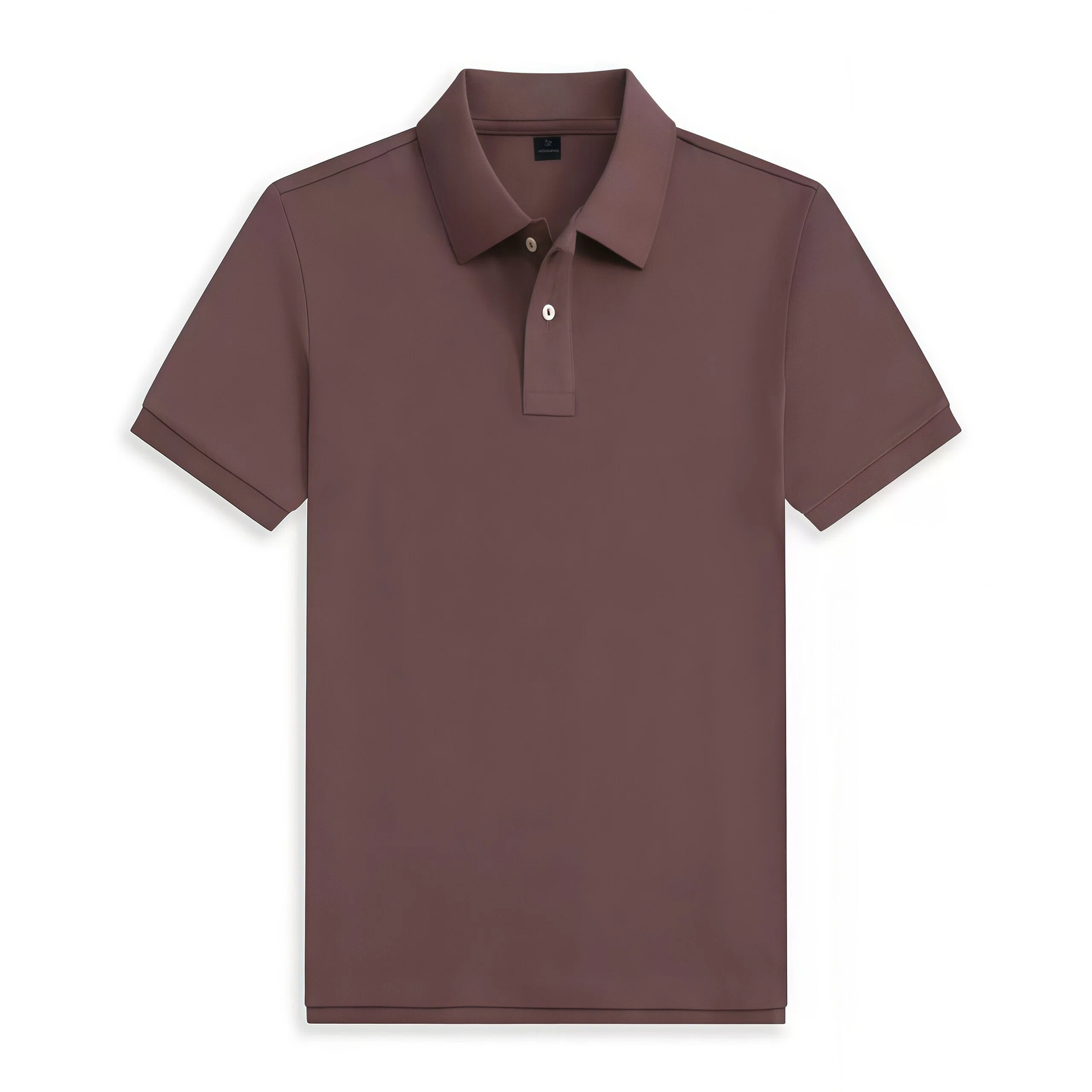 Camisa Polo de Manga Corta para Hombre de Poliéster, Transpirable para Verano