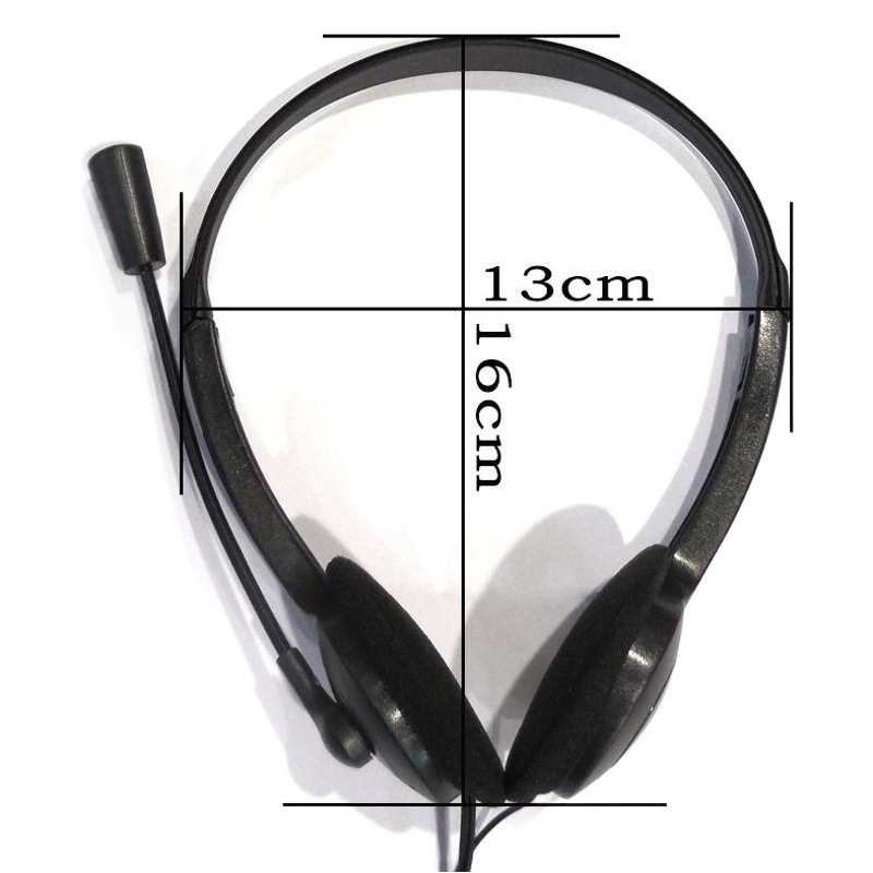 Aviation Headset Computer Headset Wired Headset Desktop Distribution Headset E-commerce Spot Bare Metal