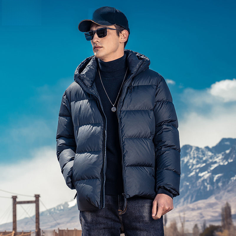Men's Premium 90% White Duck Down Parka With Hood - Ultra-Warm Winter Coat For Extreme Cold Weather High Fill Power 900 Lightweight Breathable_voghion.com