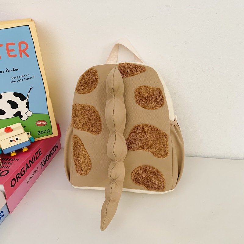 Mochila infantil transfronteriza de dibujos animados lindos dinosaurios cola mochila para niños y niñas jardín de infantes pequeña clase mochila para niños