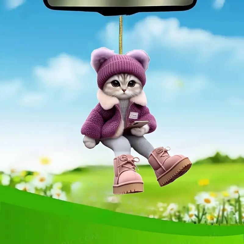 Personalized Little Sister Car Keychain Backpack Pendant Can Be Made with Cute Beauty Doll Cat Pictures for Wholesale Personalized Little Sister Car Keychain Backpack Pendant Can Be Made with Cute Beauty Doll Cat Pictures for Wholesale