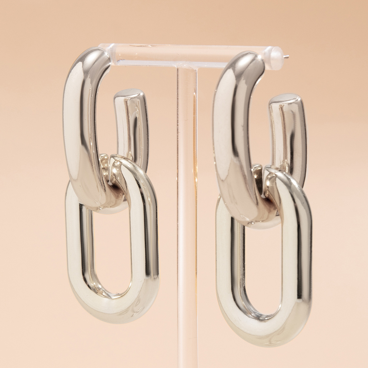 10g Weight Alloy Ear Needle Material Drop Earrings Classification 1 Pair Quantity Casual Occasion CCB Material Geometric Pattern Women's Gender Plating Design Simple Style Style 1 Pair Simple Style Geometric Plating CCB Drop Earrings 35