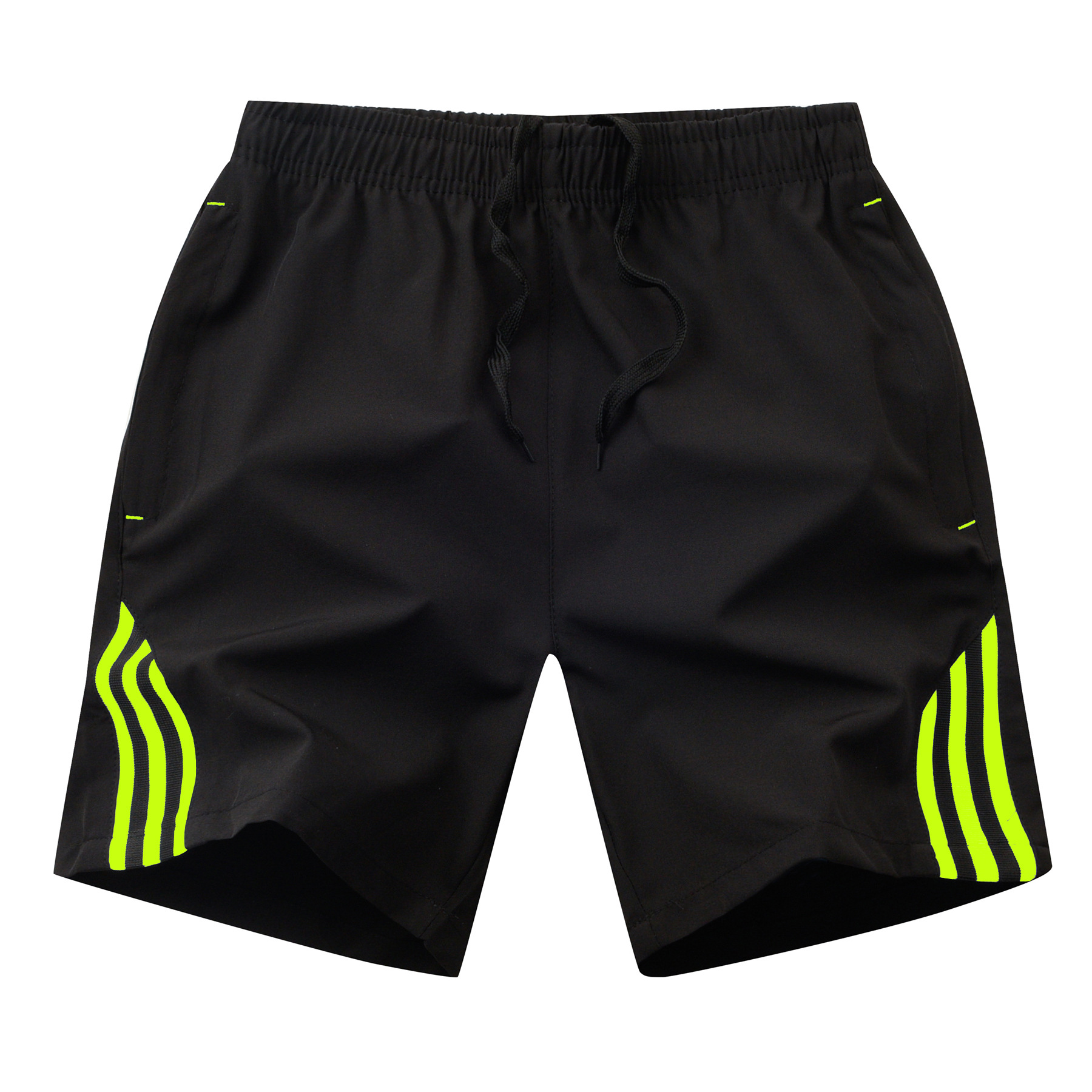 Cross-border 5XL - 8X tres barras pantalones cortos de verano delgados sueltos pantalones deportivos casuales de verano para hombres