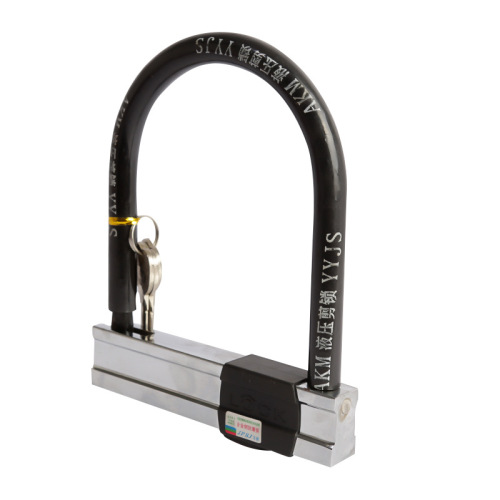 Manufacturer's supply Electric vehicle lock U-type anti-theft lock Motorcycle lock Anti-shear anti-theft shop U-type lock Double insertion lock