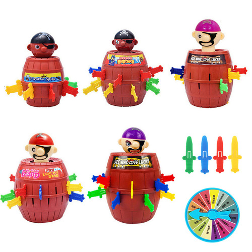Tricky Pirate Bucket New and Strange Trick Toy Children's Educational Toy Desktop Interactive Toy Street Stall Wholesale Hot Sale