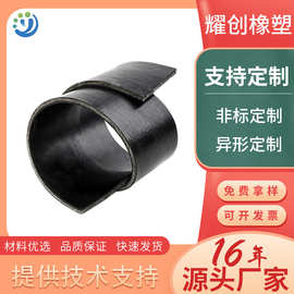 定制黑色耐磨夹布橡胶板 铺地耐油夹布橡胶垫 加布夹线橡胶板