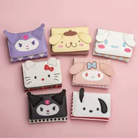 Милый детский кошелек с героями мультфильмов, короткий студенческий кошелек 70% off с несколькими отделениями для карт, милый складной кошелек