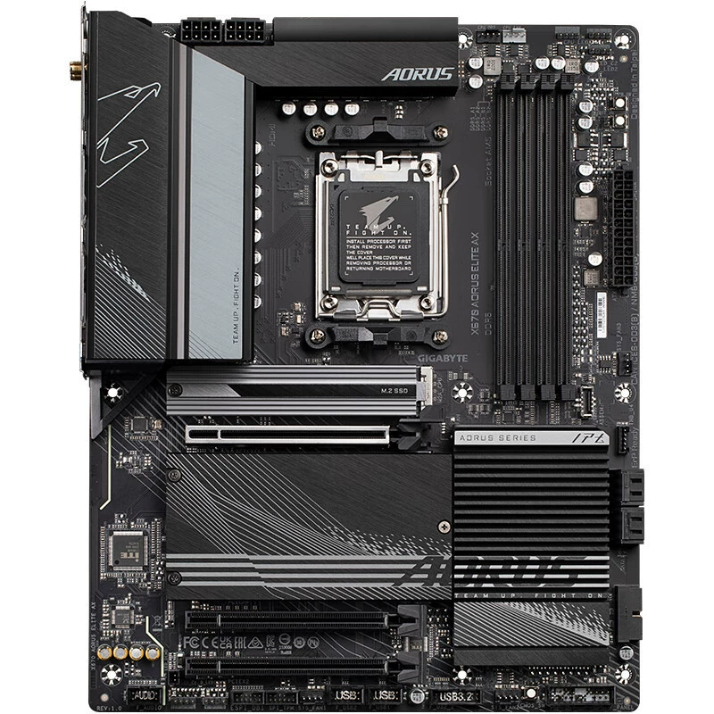 Небольшая резьба X670 AORUS ELITE AX материнская плата подходит для DDR5 AMD CPU AM5