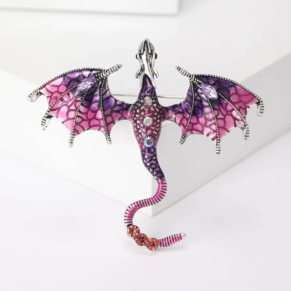 21g Weight Artificial Rhinestones Inlay Material Brooches Classification Banquet, Party, Street Occasion Alloy Material Animal Pattern Women's Gender Enamel Design Casual Style Casual Pin Animal Alloy Enamel Artificial Rhinestones Women's Brooches 32