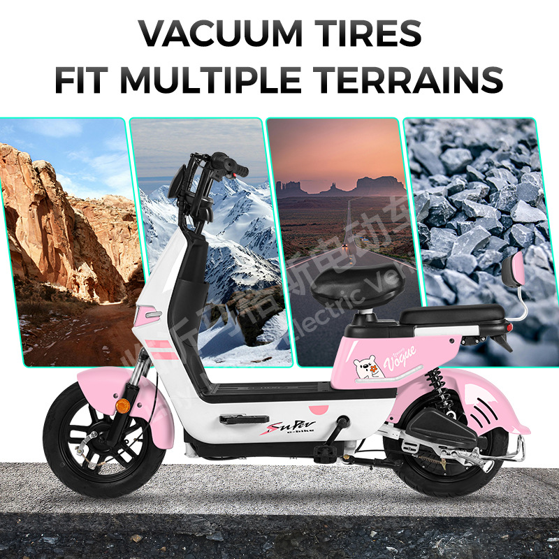 Fábrica de origen transfronteriza de comercio exterior ultra moda de automóviles de batería de dos ruedas de automóviles eléctricos de caballos de colores de automóviles eléctricos de scooter