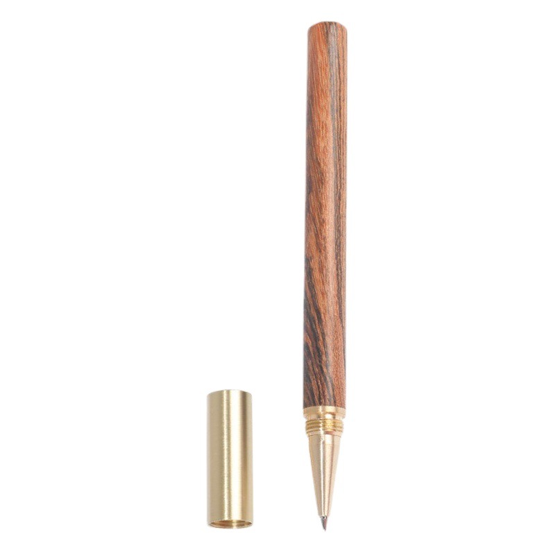 Rosewood Signature Advertising Pen Ebony Brass Signature Pen Gift Business Office Gel Pen Personalized LOGO