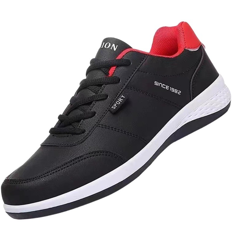 Zapatos casuales para hombre 2025 otoño deportivos casuales de cuero impermeables transpirables ligeros zapatos para correr para hombre zapatos para caminar.