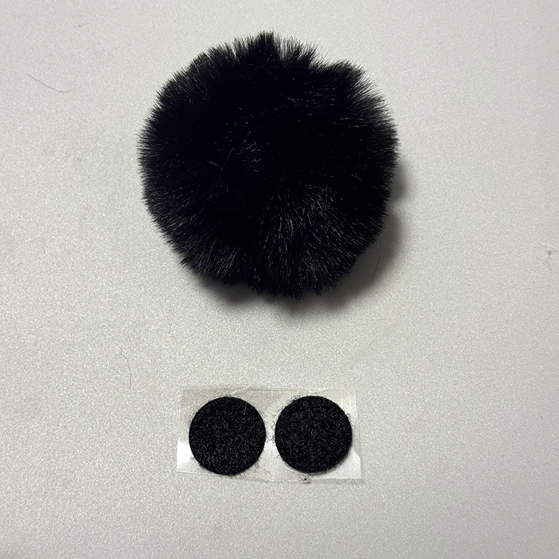 Universal – Plush Cat Ear Auto Parts and Accessories - round-tail-black-1-piece