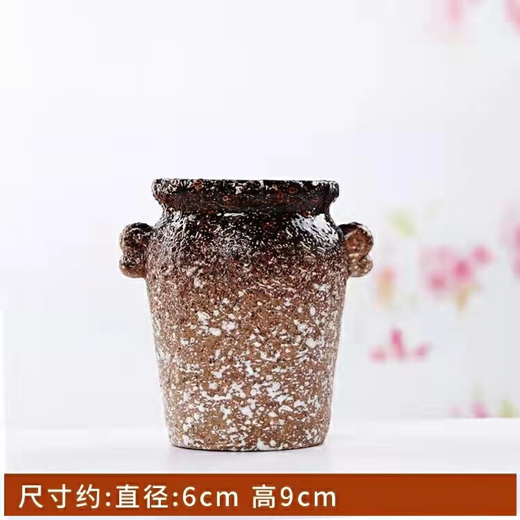 植木鉢の小さい新商品の缶のアイデアの磁器の缶の多い陶磁器の肉のミニ陶のレトロな家庭の陶磁器のたらいの園芸の太い新しいです。|undefined