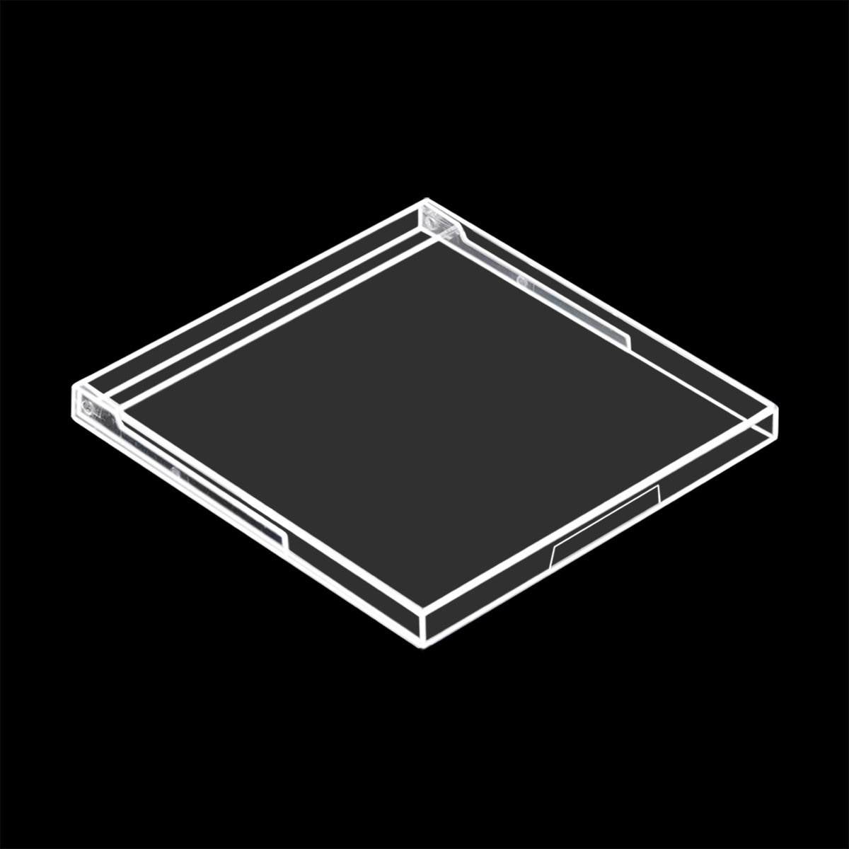 Caja de calendario de 3.5-A5 pulgadas caja de calendario grande caja de calendario simple caja de CD de plástico caja de tarjeta de comedor transparente al por mayor