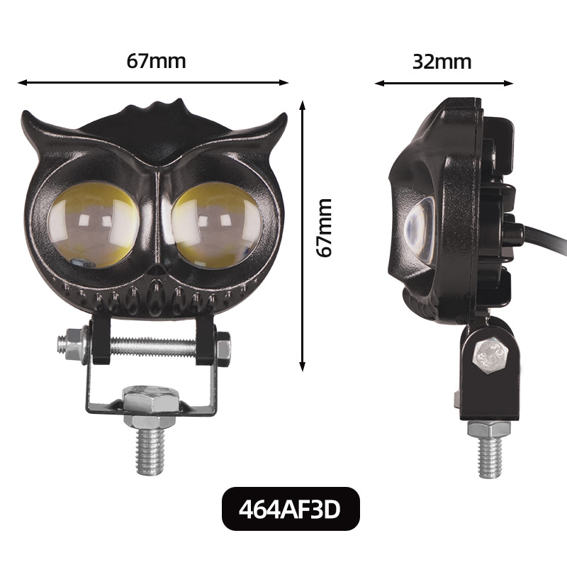 Carcasa de faro de motocicleta con diseño de cabeza de gato/águila, carcasa de faro para vehículos eléctricos, carcasa de faro de aleación de aluminio, fundición a presión.