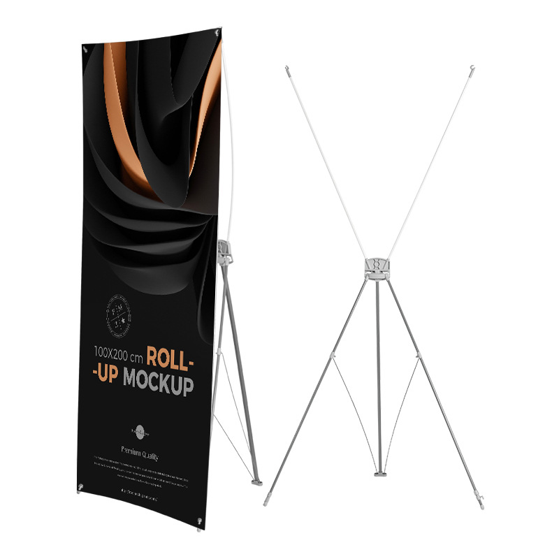 X estante de exhibición cumpleaños logotipo de boda cartel de bienvenida cartel de reclutamiento estante de boda diseño de estante