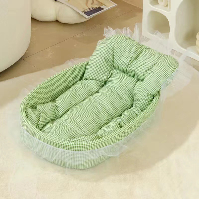 四季通用猫の巣春夏秋冬ペットマットお姫様小型夏犬の巣凉席冬両用保温|undefined