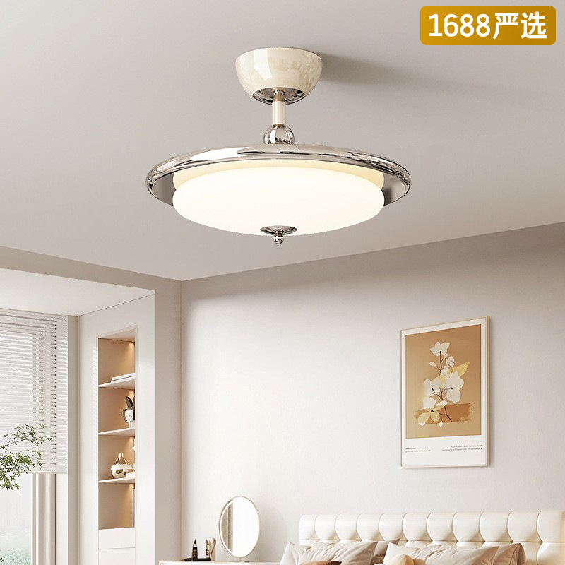 [Estrictamente seleccionado] 2025 nuevo candelabro de estilo antiguo estilo francés retro crema viento cálido espectro completo luz de protección ocular